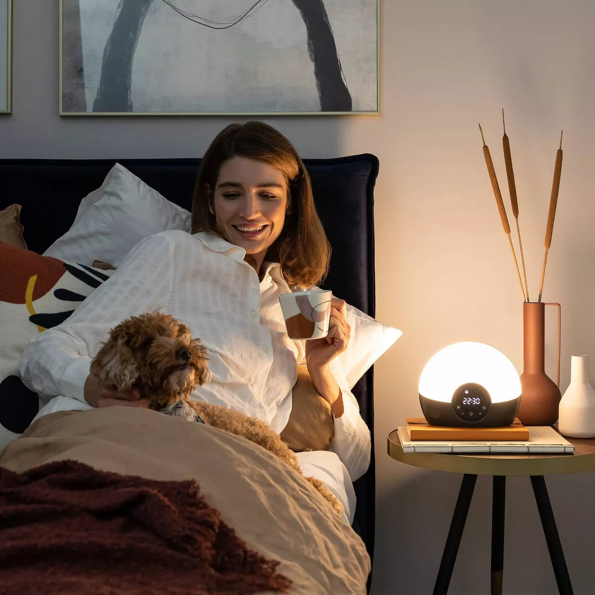 Body clock Glow 150 Sunrise and Sunset Alarm Clock with Wake-Up Light