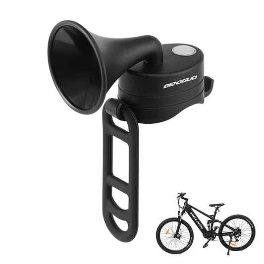 120dB High Sound Bicycle Bell with 5 Light Modes, Waterproof Electric Horn for Cycling