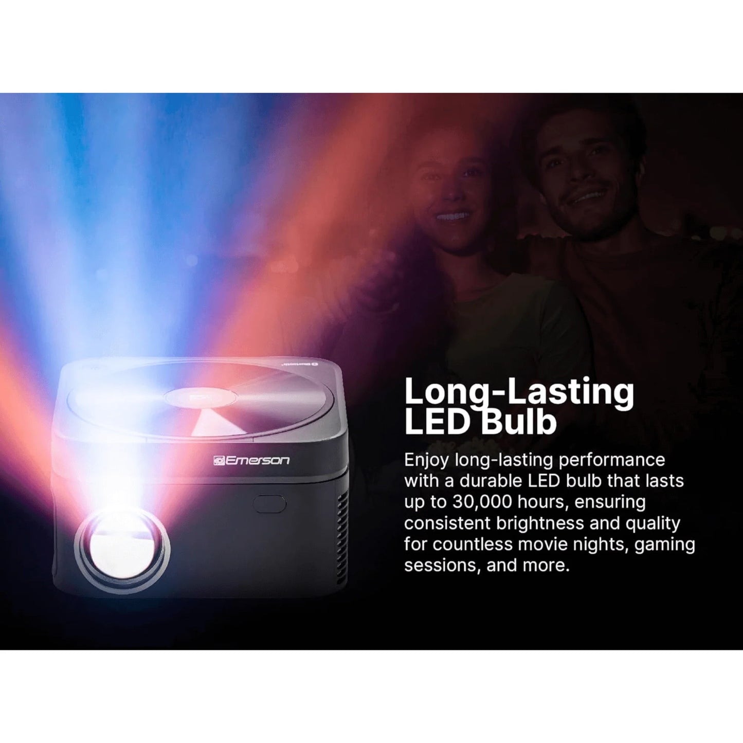 Emerson 120" Home Theater LCD Projector with Built-In DVD Player