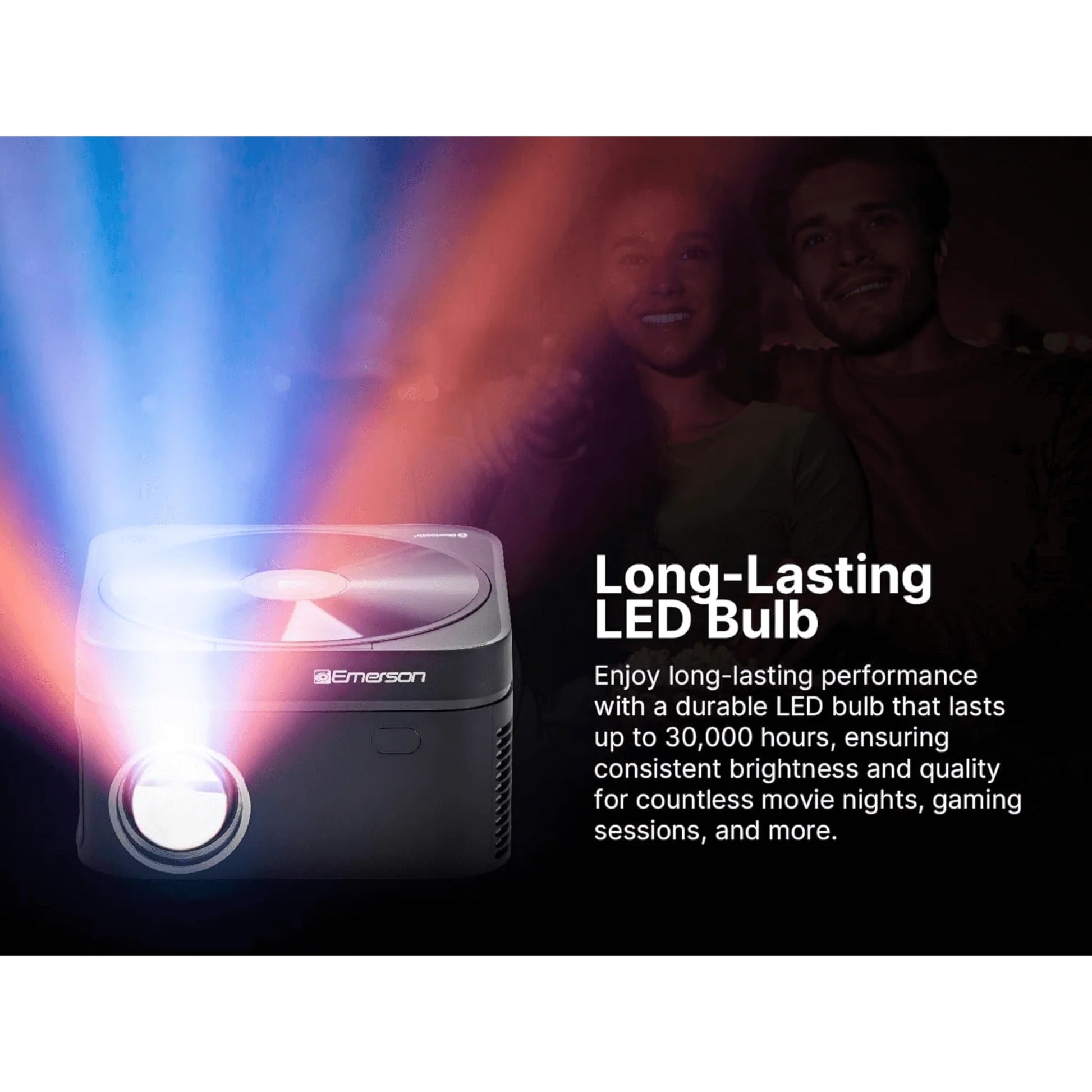 Emerson 120" Home Theater LCD Projector with Built-In DVD Player