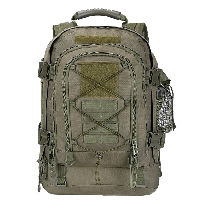 LQARMY 65L Tactical Outdoor Backpack for Men - Large Capacity Military-Grade Rucksack for Hiking, Camping, and Travel