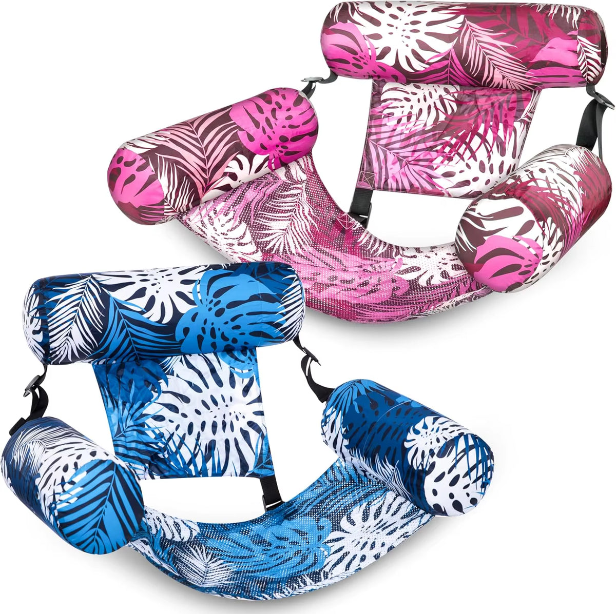 JOYFY Inflatable Pool Chair Leaf - Floating Lounger for Adults, Ideal for Summer Parties at the Beach or Lake