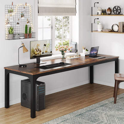 Tribesigns 78.7-Inch Extra Long Dual Workstation Desk for Home Office