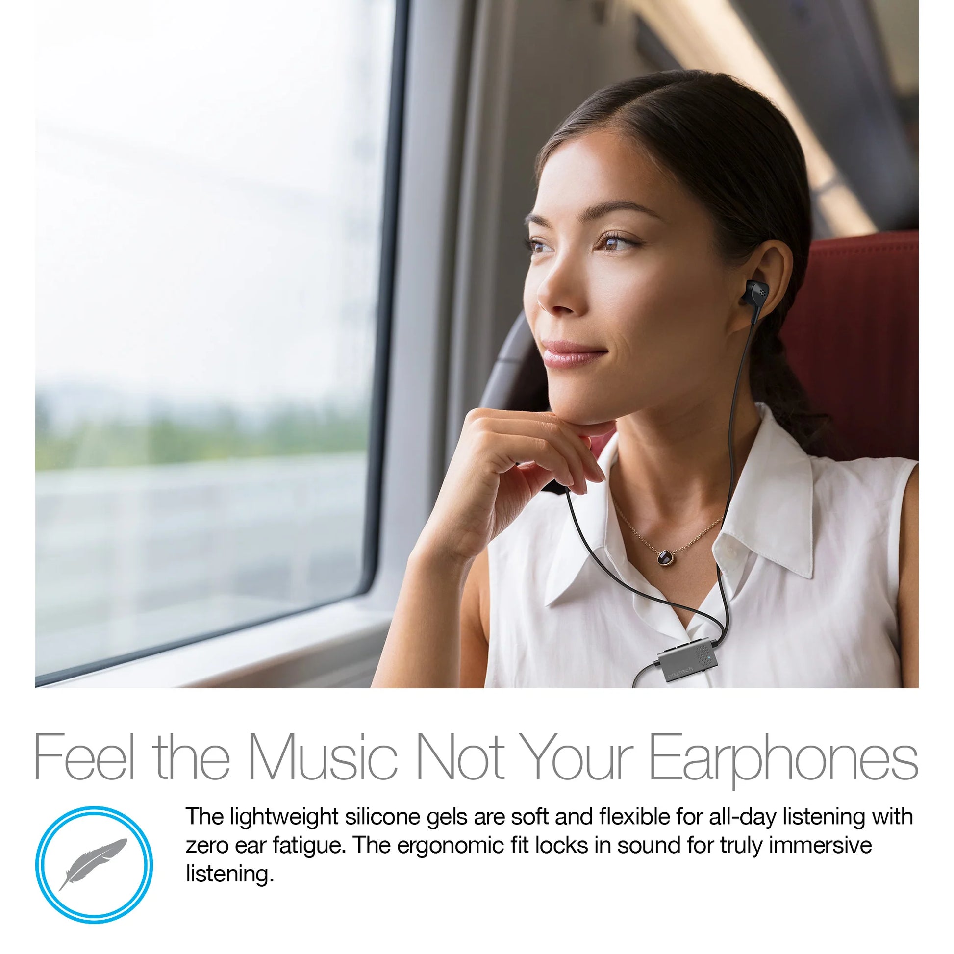 Naztech X1ANC Active Noise Cancelling Earphones 3.5Mm Black (14509-HYP)