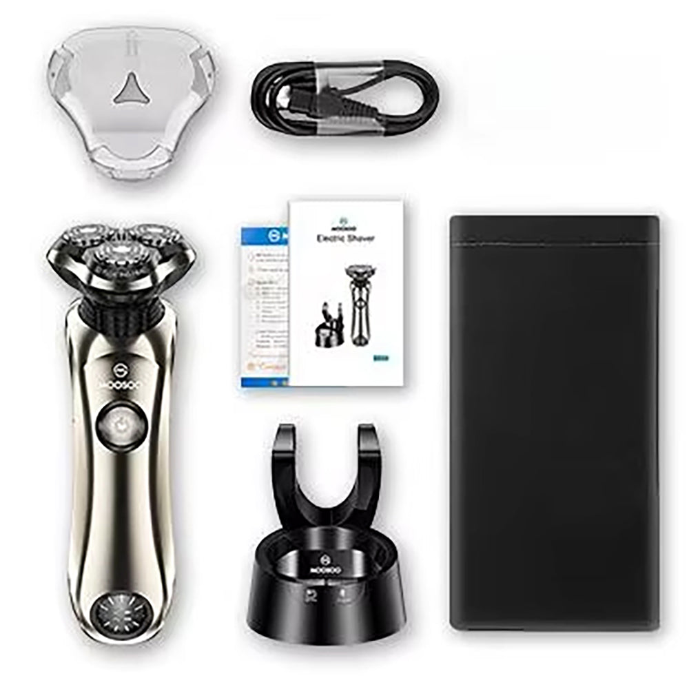 Shaver All-Round Floating Head Shaver Waterproof Rechargeable Men'S Electric Shaver Hair Clipper for Wet/Dry Use
