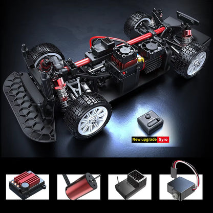 1/14 MJX 14303 High-Speed RC Drift Car - 2.4G Brushless 4WD Off-Road Rally Truck for Adults and Gift Use