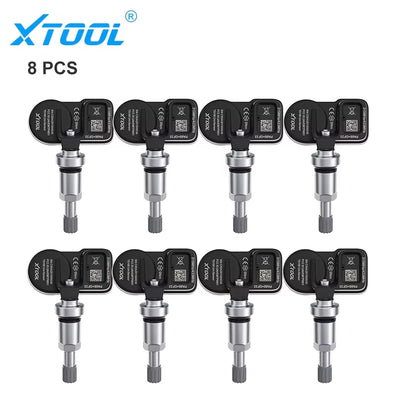 XTOOL TS100PRO 2-in-1 TPMS Sensor - 315MHz & 433MHz Automotive Tire Repair and Programming Tool (4 PCS)