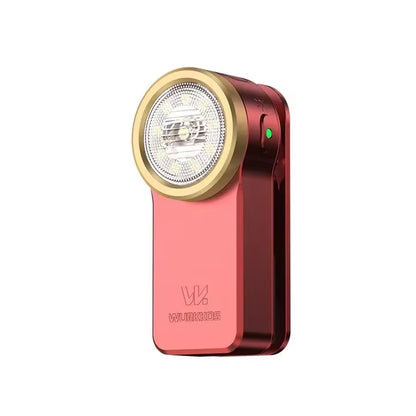HD03 680LM Mini Clip Light USB C Rechargeable Pocket Flashlight Spotlight/Floodlight Portable EDC RGB Torch with Magnet
