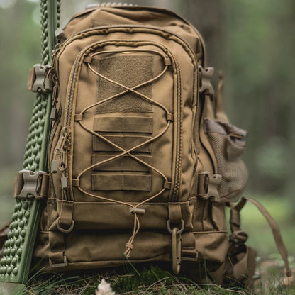 LQARMY 65L Tactical Outdoor Backpack for Men - Large Capacity Military-Grade Rucksack for Hiking, Camping, and Travel