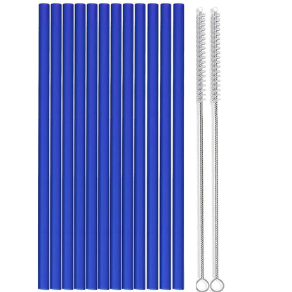 Set of 12 Long Color Replacement Straws for 40 Oz and 30 Oz Tumblers