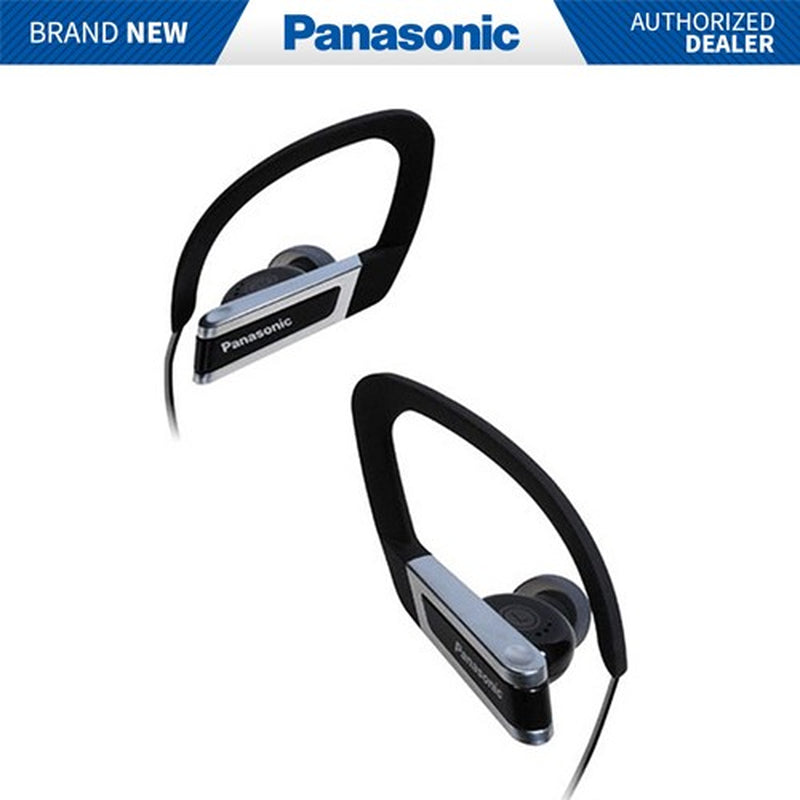 Panasonic Sports Clip Earphones W/ Iphone Contr (Black)