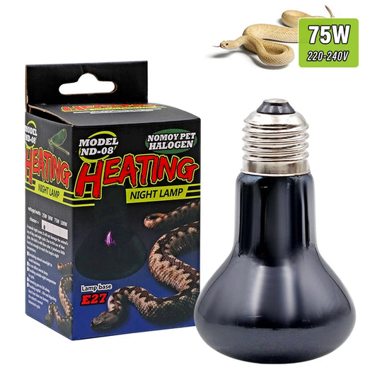 220V Pet Reptile UVA UVB Lamp Bulb Reptile Daylight Lamp Heating Lamp Basking Light for Turtle Lizard Terrarium