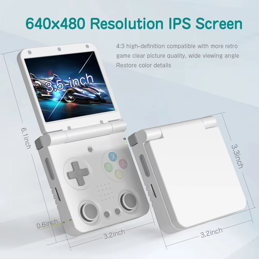Flip V2 Handheld Game Players 3.5''IPS Screen Linux System Onion OS Video Game Consoles Free Storage Bag Gamer Gift Gaming