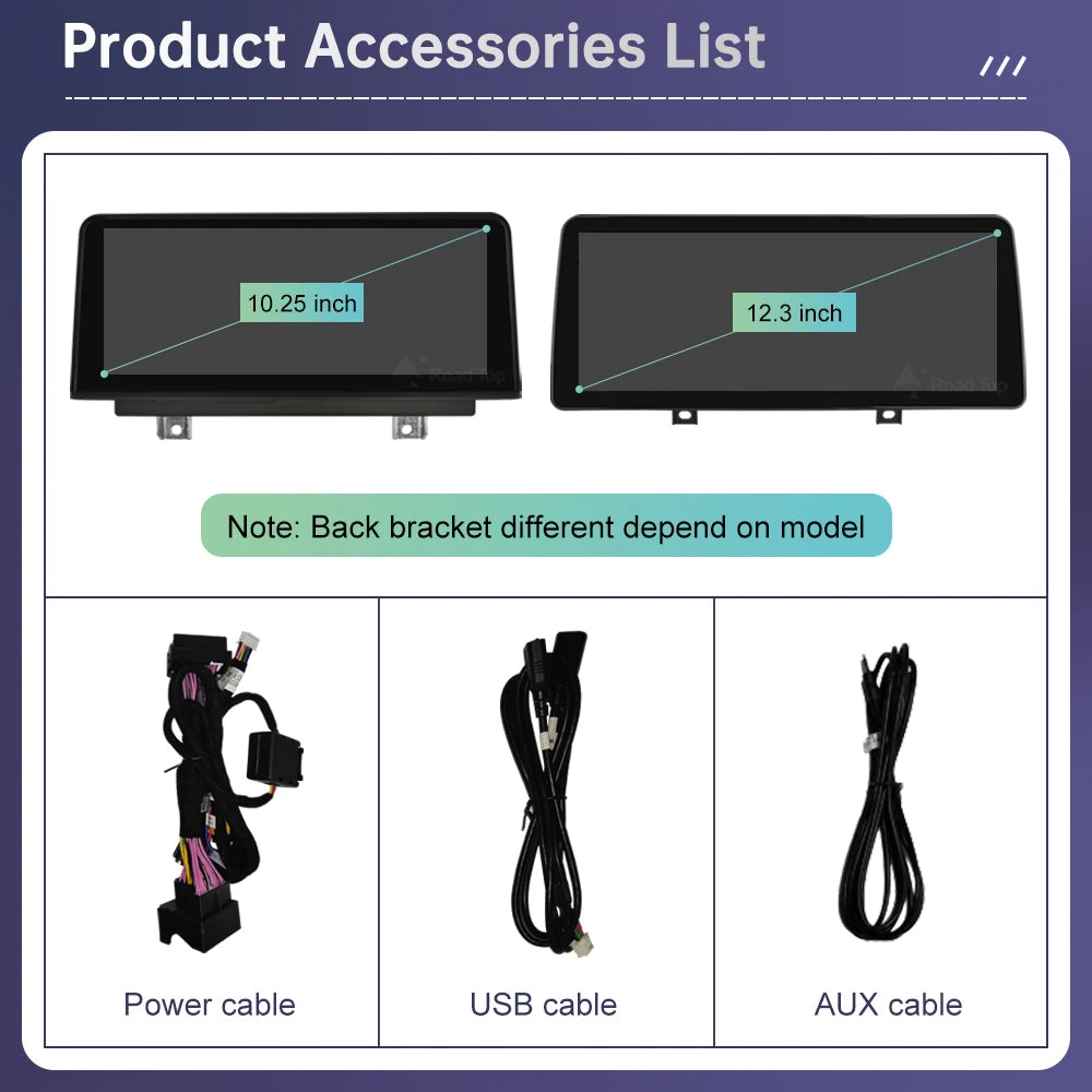 Wireless CarPlay and Android Auto Multimedia Display for BMW 1 Series E81 E82 E87 E88 with CCC and CIC Systems