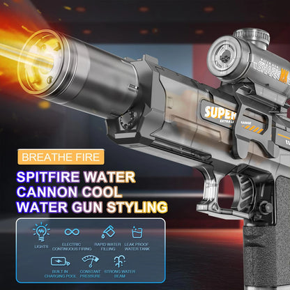 Automatic Electric Water Gun Blaster for Summer Outdoor Fun - Ideal for Beach and Pool Parties, Perfect Gift for All Ages
