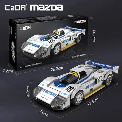 1:24 Technical Drift Racing Car C42 Sports Car Model Building Blocks City Endurance Sports-Car Bricks Toys for Kid Gifts
