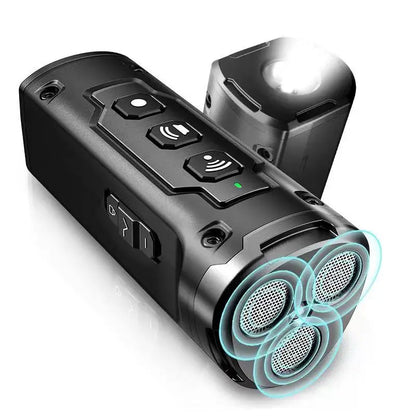 2023 Ultrasonic Dog Repeller and Training Device - Rechargeable Anti-Bark Deterrent with LED Flashlight