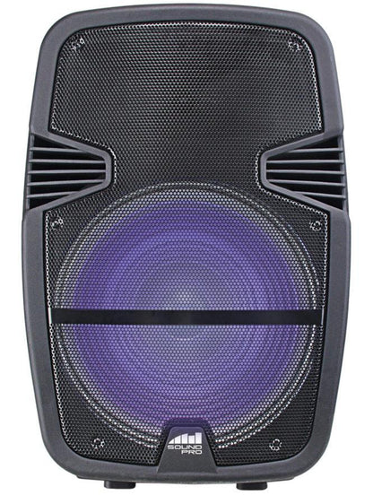 Naxa Portable 15 Inch Bluetooth Party Speaker with Disco Light (NDS-1517)