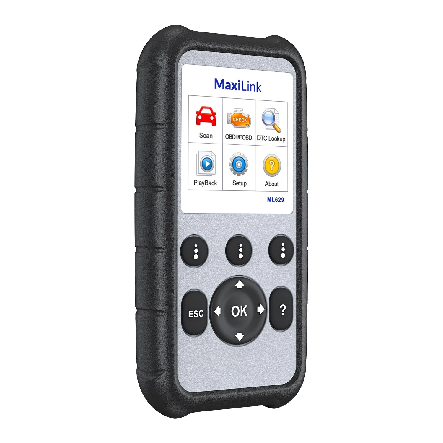  Maxilink ML629 Enhanced CAN OBD2 Scanner with ABS SRS Transmission Engine Diagnosis Auto VIN Scan Tool Check Engine Light
