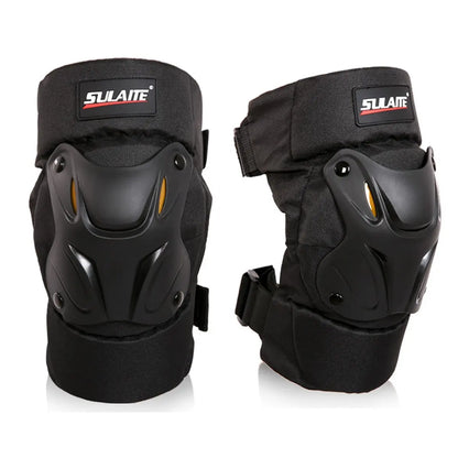 SULAITE Motorcycle Knee Pads Protective Knee Guard for Motorcycle Scooter Skateboard Cycling Riding Knee Brace Gear