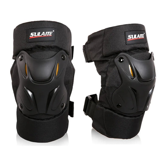 SULAITE Motorcycle Knee Pads Protective Knee Guard for Motorcycle Scooter Skateboard Cycling Riding Knee Brace Gear