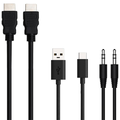 Supersonic Ultimate Soundbar Projector Combo with Built-In Bluetooth and RGB LED Lights