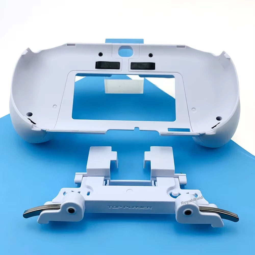 Gamepad Hand Grip Joystick Stand Shell Case Protect with L2 R2 Trigger Button for PS VITA 2000 PSV 2000 Slim + Front L2 R2 Kits