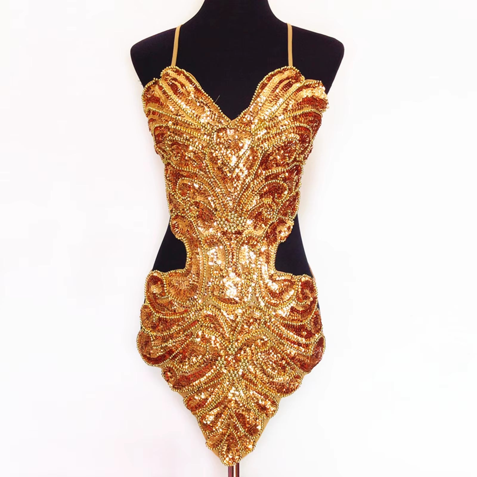 All Sequins Dance Costume Flashy Hip Wrap Performance Wear Women Dress Striped Midi Dress Sexy Dresses for Women Party Casual