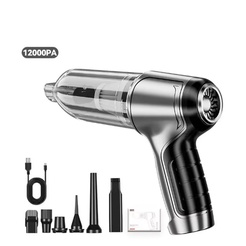 Brushless Car Vacuum Cleaner Cordless Handheld Auto Vacuum Home & Car Dual Use Mini Vacuum Cleaner with Builtin Battrery