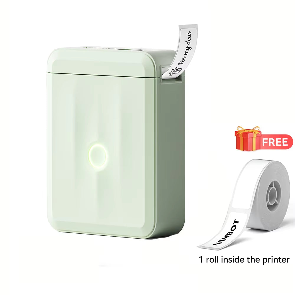 Niimbot D110 Mini Label Printer Pocket Thermal Wireless Adhesive Sticker DIY Name Tag Maker for School Home Office