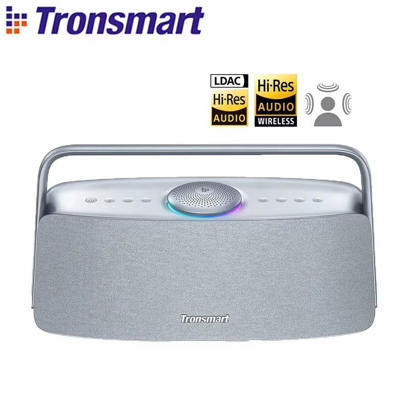 Tronsmart Fiitune X30 Bluetooth Speaker Wireless Speaker with Hi-Res Audio, 80W, IPX6, APP Control, Portable Handle Home Speaker