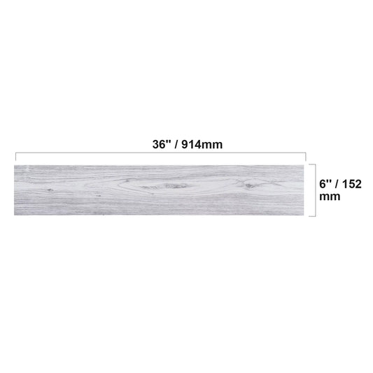 Succebuy Self-Adhesive Vinyl Floor Tiles - Vintage Wood Grain Design, Available in 20 or 36 Pieces, Ideal for Kitchen, Dining Room, and Bedrooms, Thickness 0.65/2.5mm