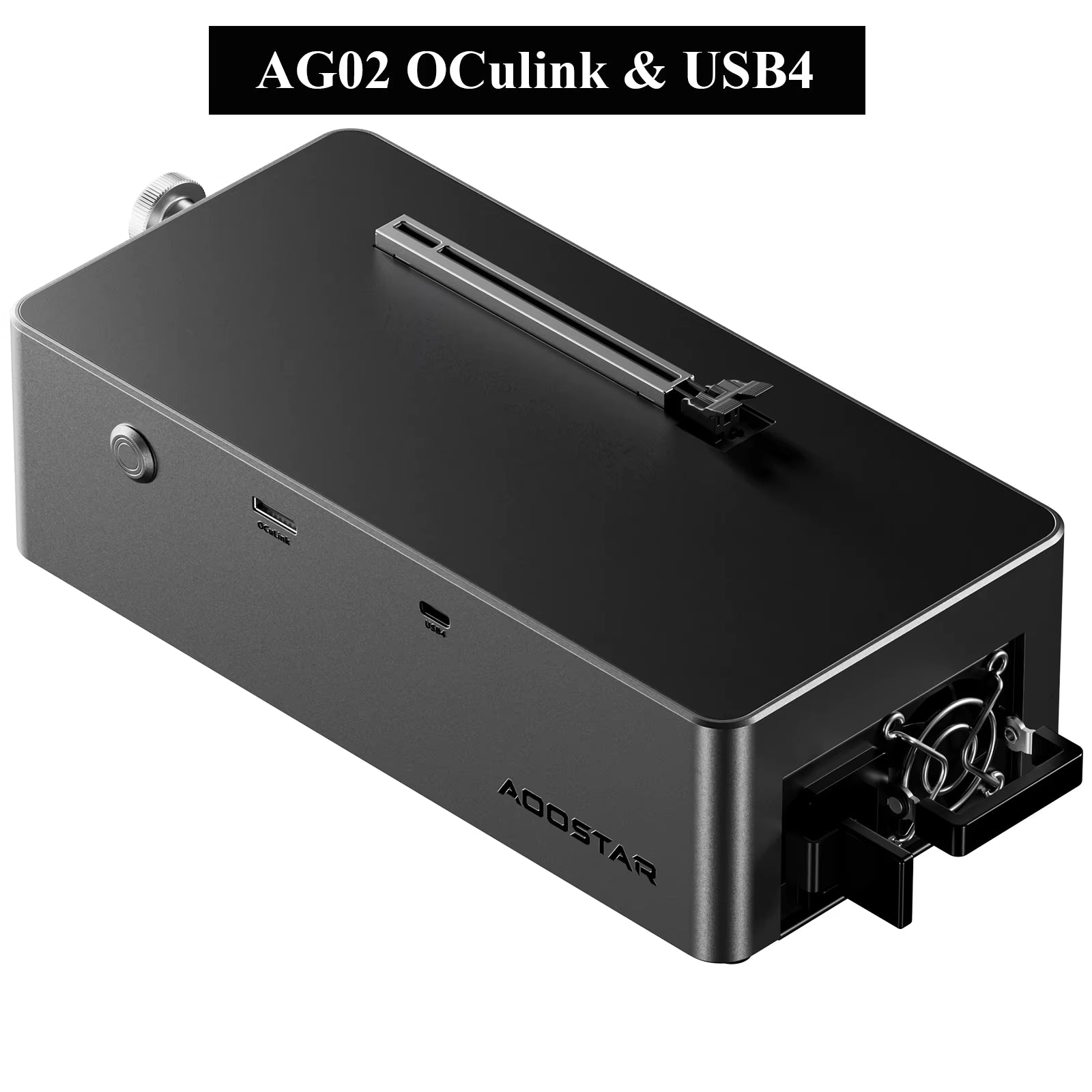 AOOSTAR AG02 EGPU Dock with Oculink USB4 Port External GPU Enclosure for RTX 4090/4080 Compatible with Laptop/Mini Pc/Desktop