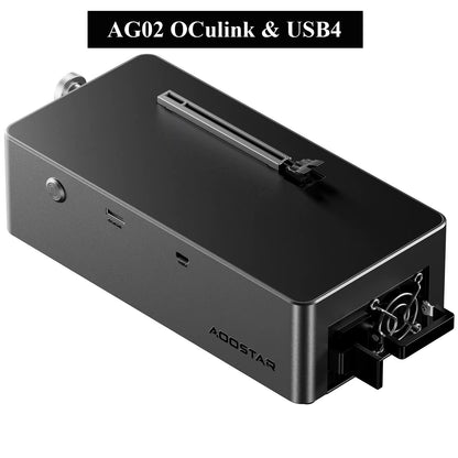 AOOSTAR AG02 EGPU Dock with Oculink USB4 Port External GPU Enclosure for RTX 4090/4080 Compatible with Laptop/Mini Pc/Desktop