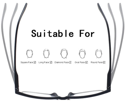 Mens Womens Reading Glasses 4 Pairs Unisex Classic Retro Spring Hinge Readers