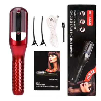 Automatic Split End Trimmer Split End Remover Professional Split End Trimmer for Damaged Hair Rechargeable Hairdresser