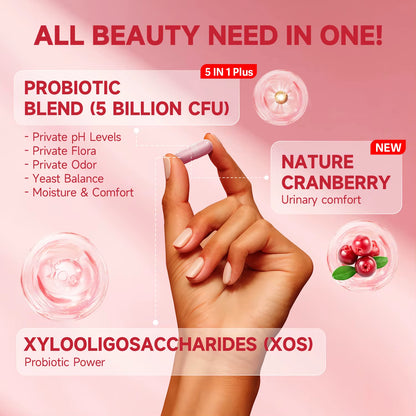 Quit Mood Probiotics for Women - PH Balance and Lactobacillus Probiotic Blend for Women's Health Support