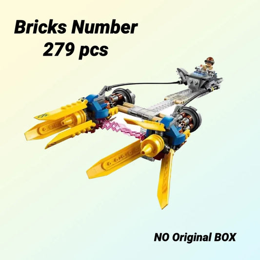 75258 Podracer Compatible Assemble Education Puzzle Model Bricks Anakin'S Podracer Toys Building Blocks 279 Pcs for Kids Gifts
