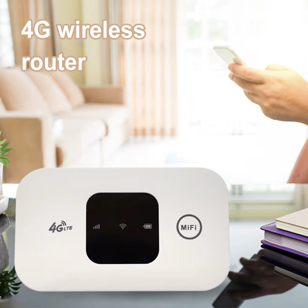 2100Mah Wireless Modem 4G Pocket Wifi Router Portable Mobile Hotspot with SIM Card Slot Wide Coverage 4G Wireless Router