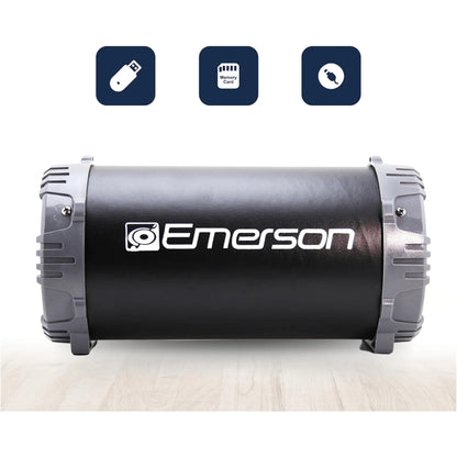 Emerson Portable Bluetooth Speaker with LED Lighting and Carrying Strap