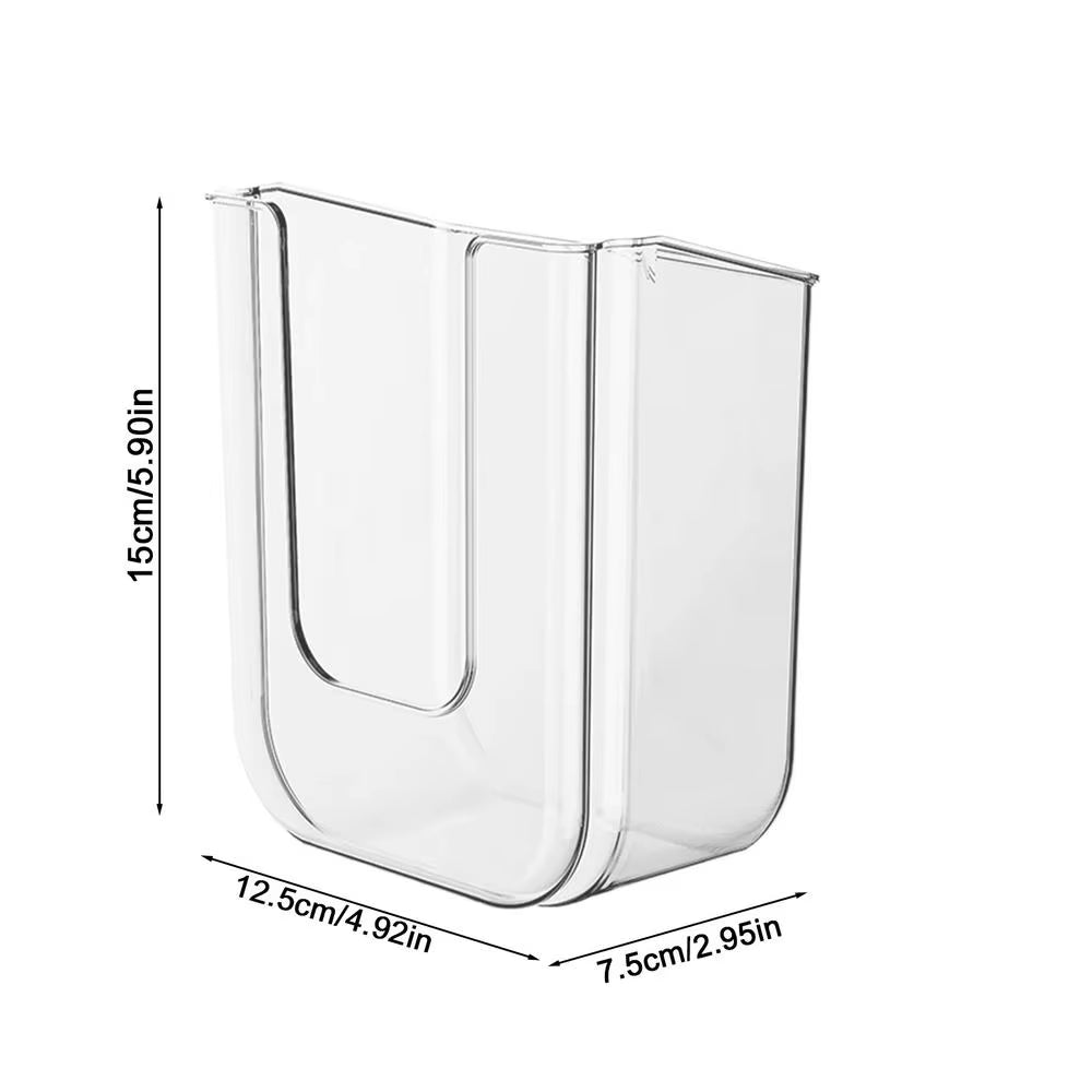 Bathroom Wipe Holder and Storage Organizer with Adhesive Dispenser for Kitchen and Toilet Use