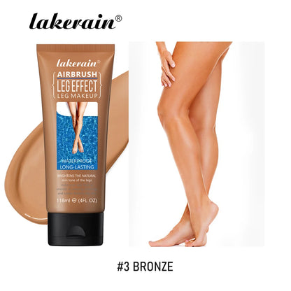 Leg Makeup Moisturizing Liquid Body Foundation - Waterproof Tanning Cream for Even Skin Tone in 3 Shades