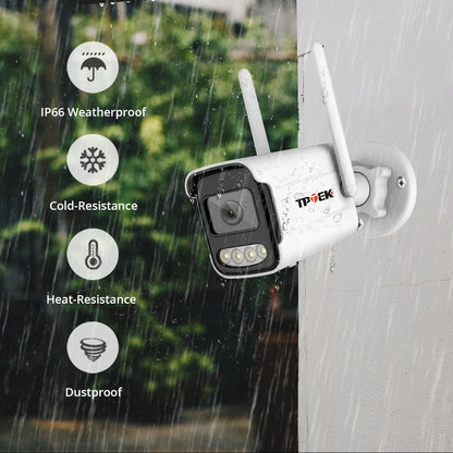 4K 8MP IP Camera Outdoor Wifi Security Camera Wireless Surveillance Wi Fi Bullet Waterproof IP Video Home Camara Camhi Camhipro