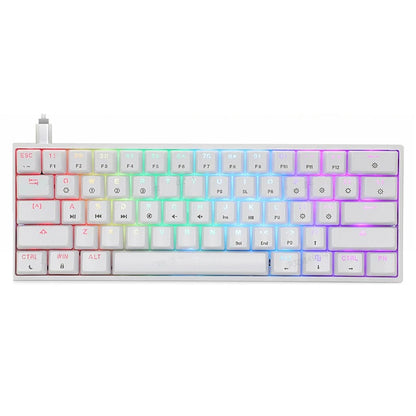 SKYLOONG GK61 Mechanical Keyboard 61 Keys Hot Swappable Gateron Optical Switch RGB Type-C Wired Programmable 60% Layout Gaming Keyboard