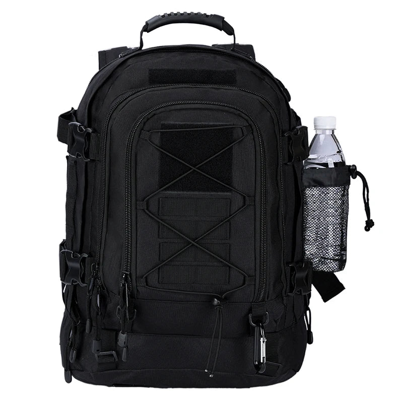 LQARMY 65L Tactical Outdoor Backpack for Men - Large Capacity Military-Grade Rucksack for Hiking, Camping, and Travel