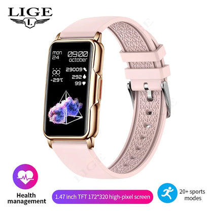 Android IOS Smart Bracelet Women Smartwatch Men Heart Rate Blood Oxygen Waterproof Sport Smart Band Watch for Ladies +Gift