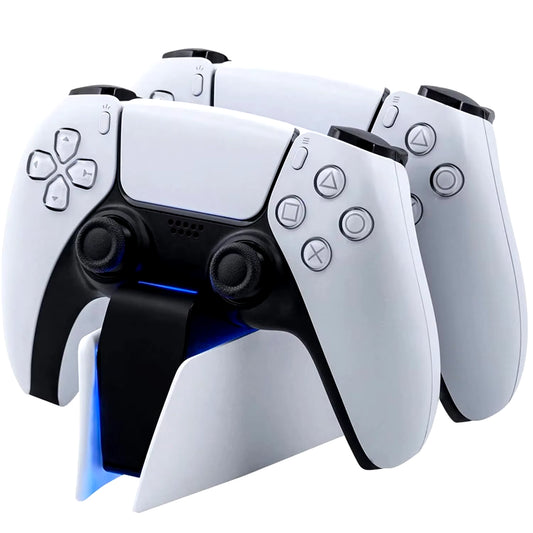 Game Wireless Charging Station for PS5 with Dual Fast Charger Dock and LED Charging Indicators