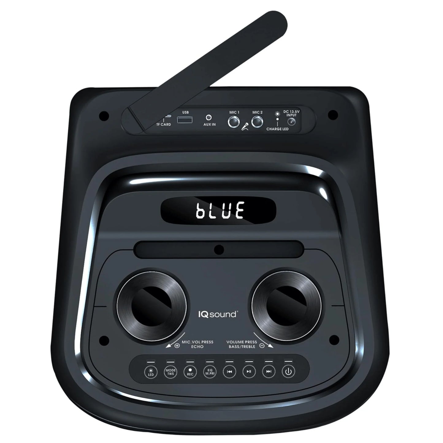 IQ Sound Torusflex 2X10-Inch Portable Bluetooth DJ Speaker