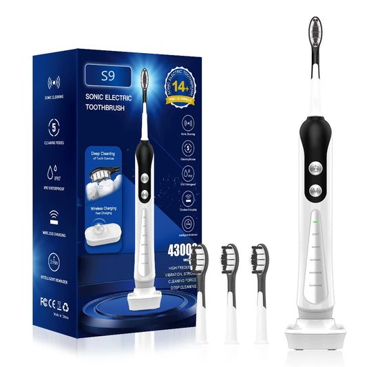 S9 Sonic Electric Toothbrush Cordless USB Rechargeable Whitening Toothbrush Waterproof Ultrasonic Automatic Tooth Brush