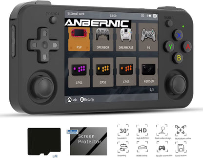 RG35XX H Hand-Held Consoles for Playing Video Games 3.5-Inch IPS 640*480 Screen Retro Game Player 3300 Mah Battery